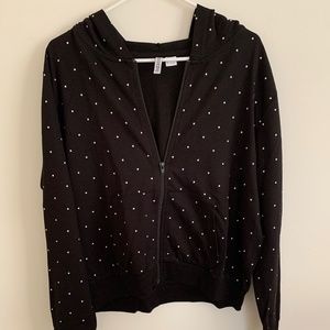 Light zippered sweatshirt